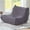 Dark Gray, variant on Large Comfy Bean Bag Chairs for Adults, Memory Foam Bean Bag Sofa, Ergonomic Fireside Beanbags Lazy Sofa with High-Resilience Foam, Non-Slip Base for Living Room, Bedroom, Dorm, Office