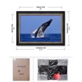 thumbnail image 6 of DECORARTS - Breaching Whale Wild Animal Wall Art. Giclee Prints on Acid Free Cotton Canvas Matching with Solid Wood Frames. Total Size w/Frame: 26.6x18.6", Ready to Hang., 6 of 6