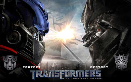 2007 Transformers 11x17 Movie Poster 
