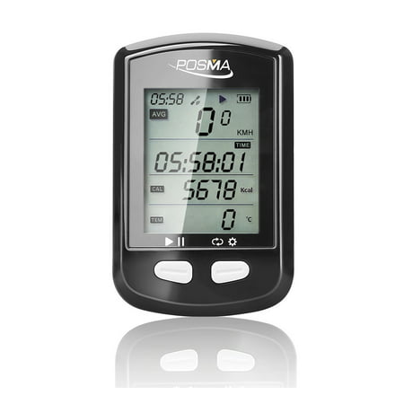 POSMA DB2 Bluetooth GPS Cycling Bike Computer Speedometer Odometer Altimeter Calories Heart Rate cadence
