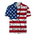 thumbnail image 5 of GERsome Men's 4th of July T Shirts Crew Neck Short Sleeve American Flag Patriotic Tops Summer Loose Fit USA Star Stripes Graphic Tee XS-4XL, 5 of 7