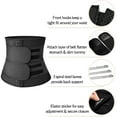 SHAPERIN Neoprene Sauna Waist Trainer Sweat Girdle Belt for Women
