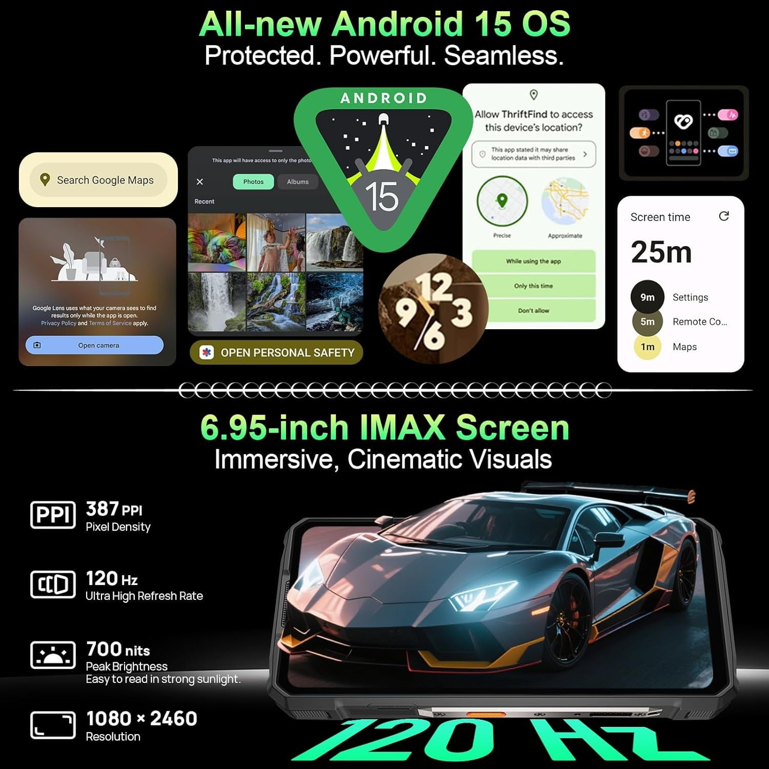 Ulefone Armor 33 25500mAh Battery (66W) Rugged Phone, 12GB+512GB