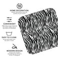 thumbnail image 3 of Kdxio Zebra Funny Coasters,4 Pcs Leather Coasters,Housewarming Gifts,Protect Furniture from Water Marks Scratch and Damage, 3 of 8
