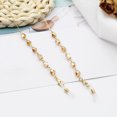 thumbnail image 3 of Eyeglass Chain Strap Holder Cord Sunglass Chain Fashion Crystal Beaded Lanyard Chain Chain for Women , champán Baoblaze Retenedor de cadena para anteojos, 3 of 4