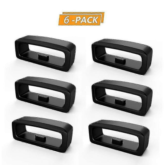 6 Pcs Rubber Fastener Ring Safety Ring Replacement For Garmin Fenix5/fenix5 Plus( 22mm)