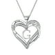 thumbnail image 1 of Collar para mujer, Joyas para mujer, Joyas para mujer, Collar con letra en forma de corazón para mujer, Collar con colgante chapado en forma de corazón, Collar para mujer, 1 of 3
