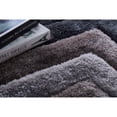 thumbnail image 2 of MDA Rug Imports Mateos Shag Collection Geometric Area Rug Grey 5' X 7' Abstract 5' x 8' Brown,Grey,Beige Rectangle, 2 of 5