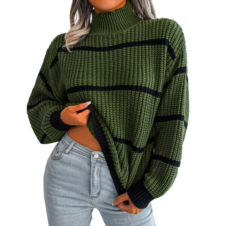 MRULIC sweaters for women Winter Womens Oversized Long Sleeve