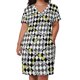 thumbnail image 2 of Vestido de raqueta de tenis con bolas a cuadros para mujer vestido holgado con bolsillo vestidos de verano, 2 of 6
