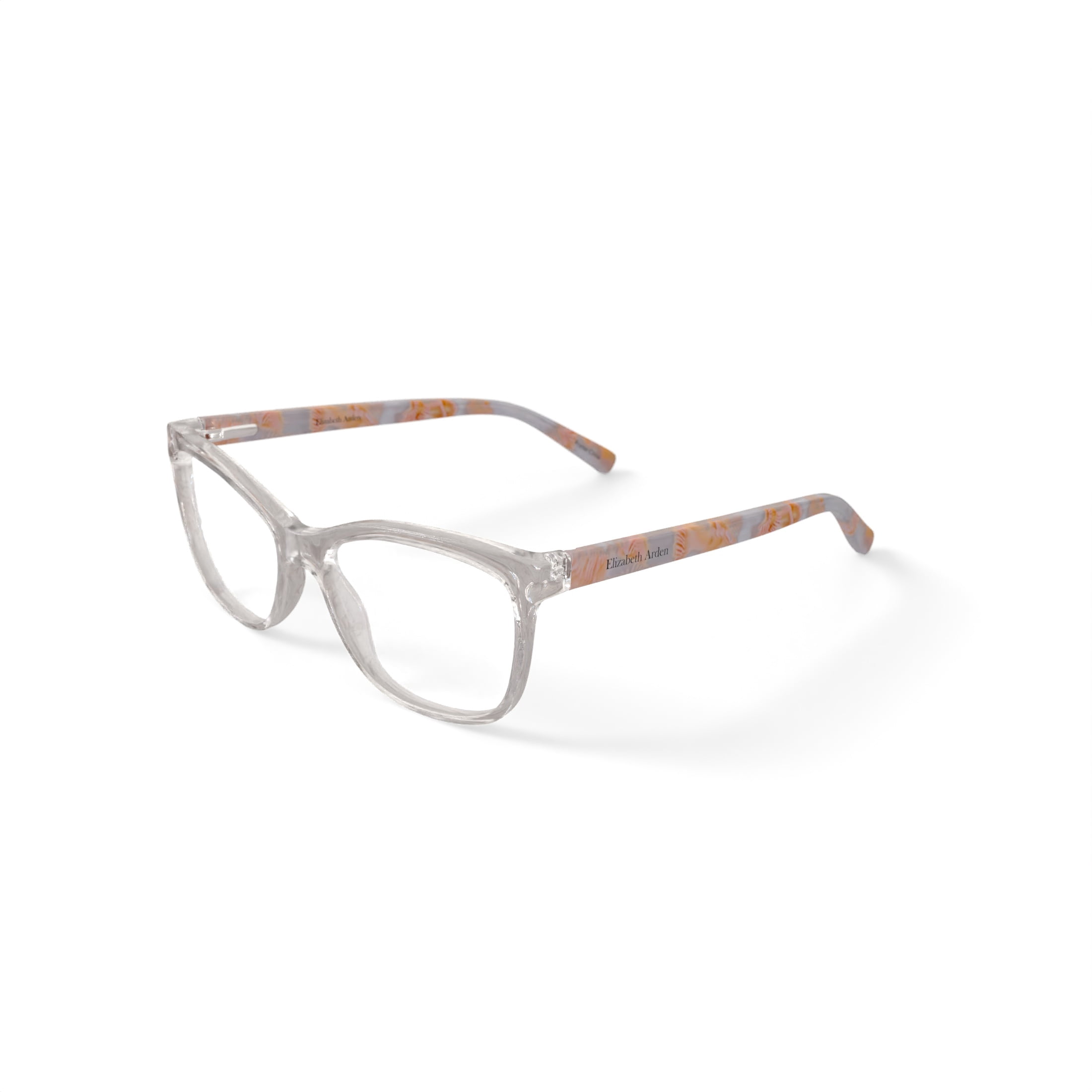 Elizabeth Arden Women's EA1202 Square Prescription Eyeglasses with Case, Beige