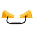 thumbnail image 3 of Camco Wheel Chock 44470 Yellow; With Rope And Handle; Hard Plastic; Double; Fits Tires Up To 26 Inch Diameter, 3 of 13