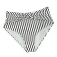thumbnail image 7 of Women's Summer Solid Color And Striped Waist Length Pleated Beach Bikini Swim Pants plus Size High Waist Swim Bottoms Mesh Swim Cover up Pants Womens Bottoms Swimming Suit Cover up plus Size Swim, 7 of 7
