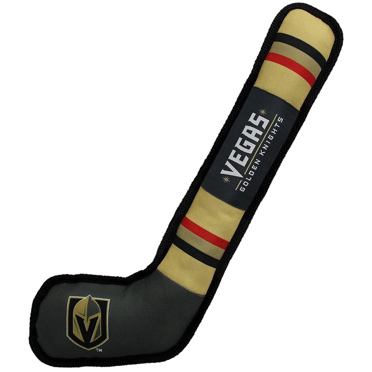 Pets First NHL Vegas Golden Knights Hockey Stick Toy for Dogs & Cats - Heavy-Duty, Durable Dog Toy with Squeaker