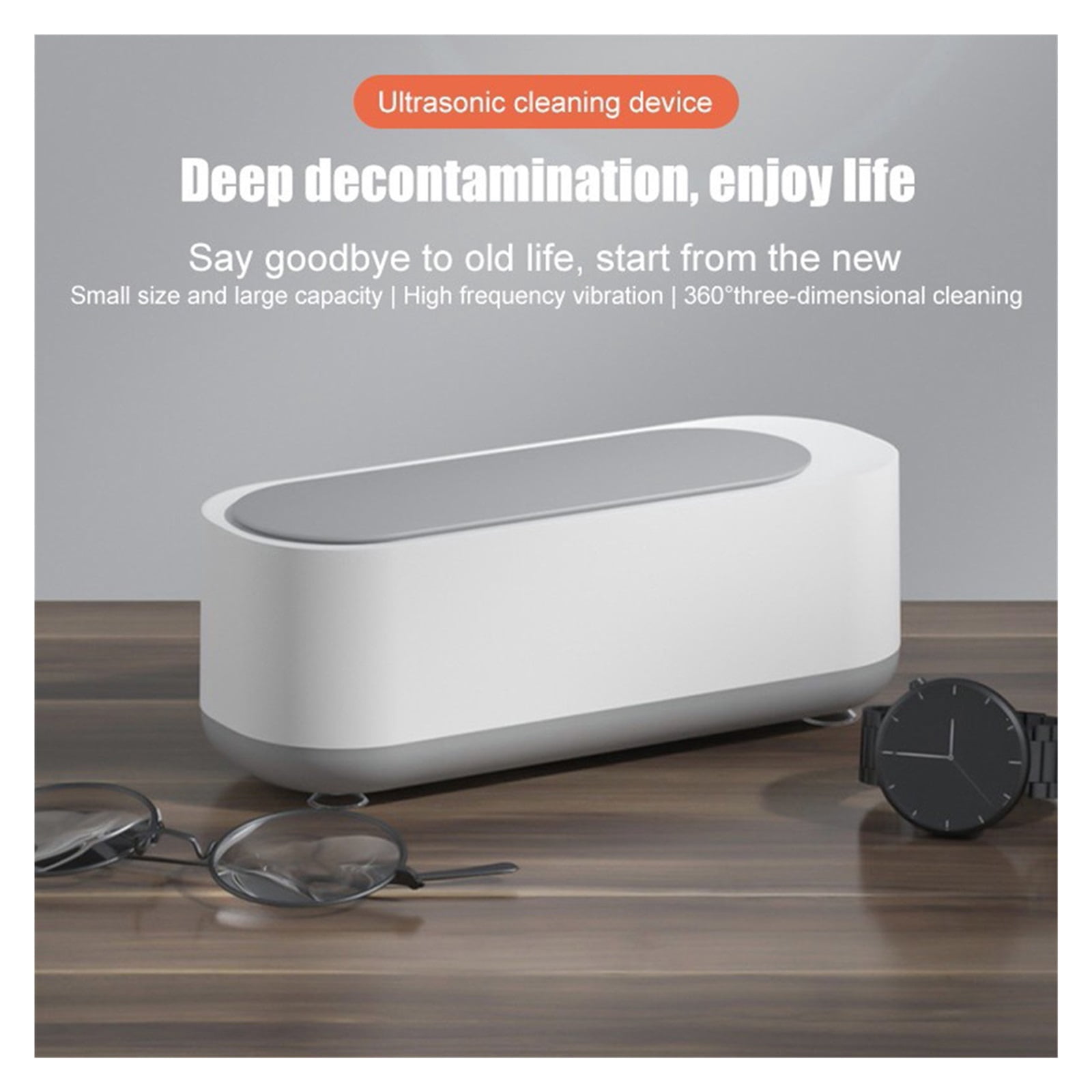 Ultrasonic Cleaning Machine High Frequency Vibration Cleanser High Frequency Washing Tool Watch Jewelry Glasses Braces Cleaner