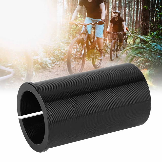 Adaptador de Tubo de Tija de Sillín de Bicicleta ANGGREK Aleación de Aluminio Negro
