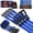 Blue, variant on Ratchet Tie-Down Straps ANTELOPE, Ratchet straps 1" x 15', 2100LBS Break Strength, Safety Lock S-Hooks, Blue 4-Pack
