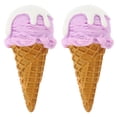 thumbnail image 1 of ColoMX 2 PCS FALSO Modelo de cono de helado Simulación de juguetes Realista Decoración de alimentos falsos, 1 of 7