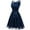 01 Navy, variant on Weiqiqre Women's Club & Night Out Dresses, Women Lace Sleeveless Cocktail Prom Ballgown Vintage Dress