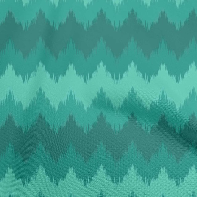 oneOone Velvet Dusty Teal Green Fabric Ikat Sewing Craft Projects Fabric Prints By Yard 58 Inch Wide