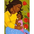thumbnail image 2 of Adams, Tamara 15x18 Black Ornate Wood Framed with Double Matting Museum Art Print Titled - Mother and Child, 2 of 4