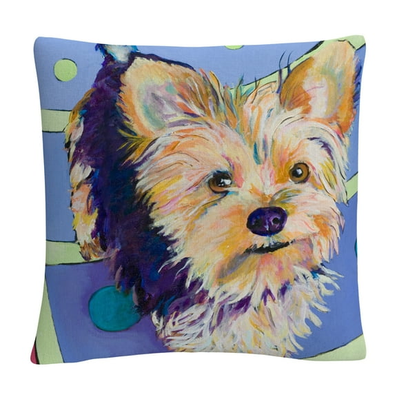 Pat Saunders-White 'Claire' 16 X 16 Decorative Throw Pillow