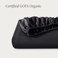 thumbnail image 4 of Bare Home 100% Organic Cotton Fitted Sheet - Sateen Weave - 400 Thread Count - Queen, Black, 4 of 9