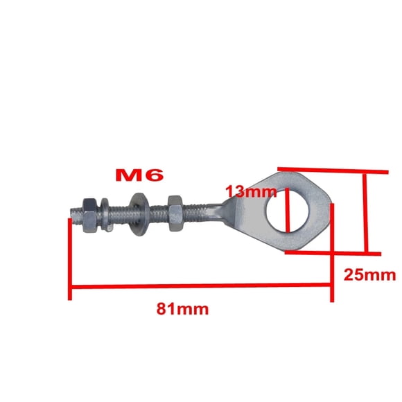 Ajusteur de Chaîne Arrière M6 Mini Vélo Dirt Bike ATV