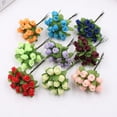 thumbnail image 3 of Gwong Decoración hogareña 12 unids / ramo Artificial Rose Anti-Croop Fácil de doblar 18 colores Flores de rosas artificiales para el hogar Gwong 21033447, 3 of 6