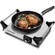 Techwood 1200 W Single Burner Silver Electric Cooktop, 1 Each, assembled product