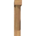 thumbnail image 2 of Ekena Millwork 5 1/2"W x 28"D x 28"H Traditional Block Smooth Bracket w/ Offset Brace, Western Red Cedar, 2 of 25