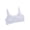 Blue, variant on LYMAYTER ‌Girls Teens Training Bras for Girls Seamless Sports Bralette Vest 7-12Y Unpadded Bra