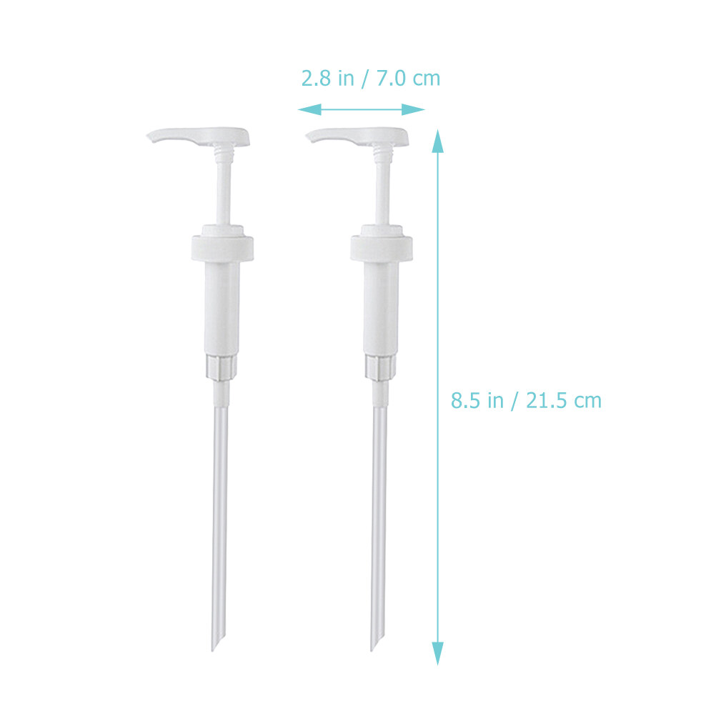 2Pcs Universal Dispensing Pump Shampoo Bottle Pump Conditioner Pump