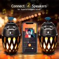 thumbnail image 3 of Altavoz Bluetooth ANERIMST para exteriores, impermeable con linterna, paquete de 2, 3 of 8