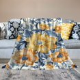 thumbnail image 2 of Nawypu Color Boho Floral Style Blanket Soft Flannel Colorful Decorative Throw Blanket Holiday Square Birthday Blanket for Easter Gifts Home Couch Sofa Bed Room " Blanket, 2 of 6