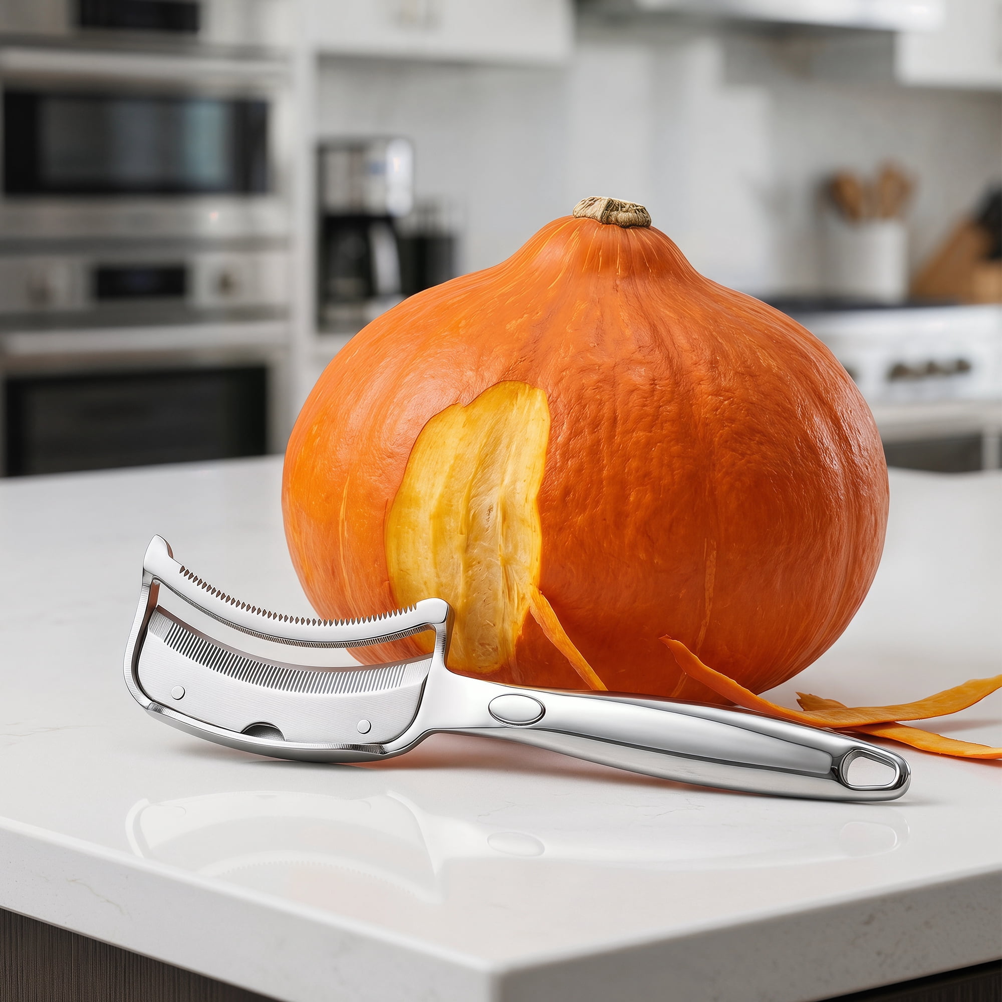 Unique Bargains Stainless Steel Vegetable Peeler with Ergonomic Handle Silver 7.2"x1.5"