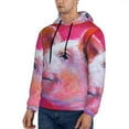 thumbnail image 2 of Bingfone Pink Pig Men'S Drawstring Hoodie Long Sleeve Pocket Sweatshirts-Medium, 2 of 9