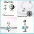 thumbnail image 3 of Charms 100 % Real 925 Plata Esterlina Océano Serie Sirenas Concha Encantos Abalorios Ajuste Original Pandora Pulsera Para Las Mujeres Cumpleaños Moda Joyería Regalo, 3 of 4