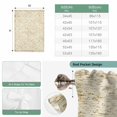 thumbnail image 6 of Beige Flowers Balloon Curtains for Windows, Bedroom Curtains 54 Inch Length, Spring Floral Farmhouse Retro Art Tie Up Curtains Panels Thermal Insulated Bathroom Curtains Window 42"x54", 6 of 8
