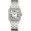 Pre-Owned Cartier Santos Demoiselle WF9004Y8 26mm 18kt White Gold Silver Quartz 1 Year Warranty