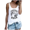 thumbnail image 2 of DPTALR Débardeurs Graphiques d'Été Sans Manches pour Femmes T-Shirt Col Rond d'Été, 2 of 4