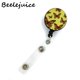 thumbnail image 3 of Yellow Monarch Butterfly Women Card Holder Lanyard Retractable Badge Reel Nurse Student Exhibition ID Card Clips Badge Holder, 3 of 5