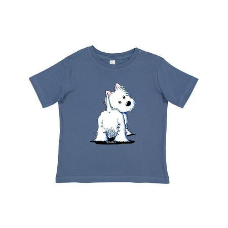 

Inktastic Fluffy Butt Westie Gift Toddler Boy or Toddler Girl T-Shirt