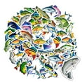 thumbnail image 5 of 35pcs Colorful Fish Stickers Animal Stickers Marine Stickers for Laptops Suitcases Notebooks, 5 of 9
