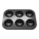 thumbnail image 1 of Antiadherente muffin pan mousse pastel pastel de cuake chocolate molde de chocolate acero al carbono ostentación, negro Jooan Hogar, 1 of 2