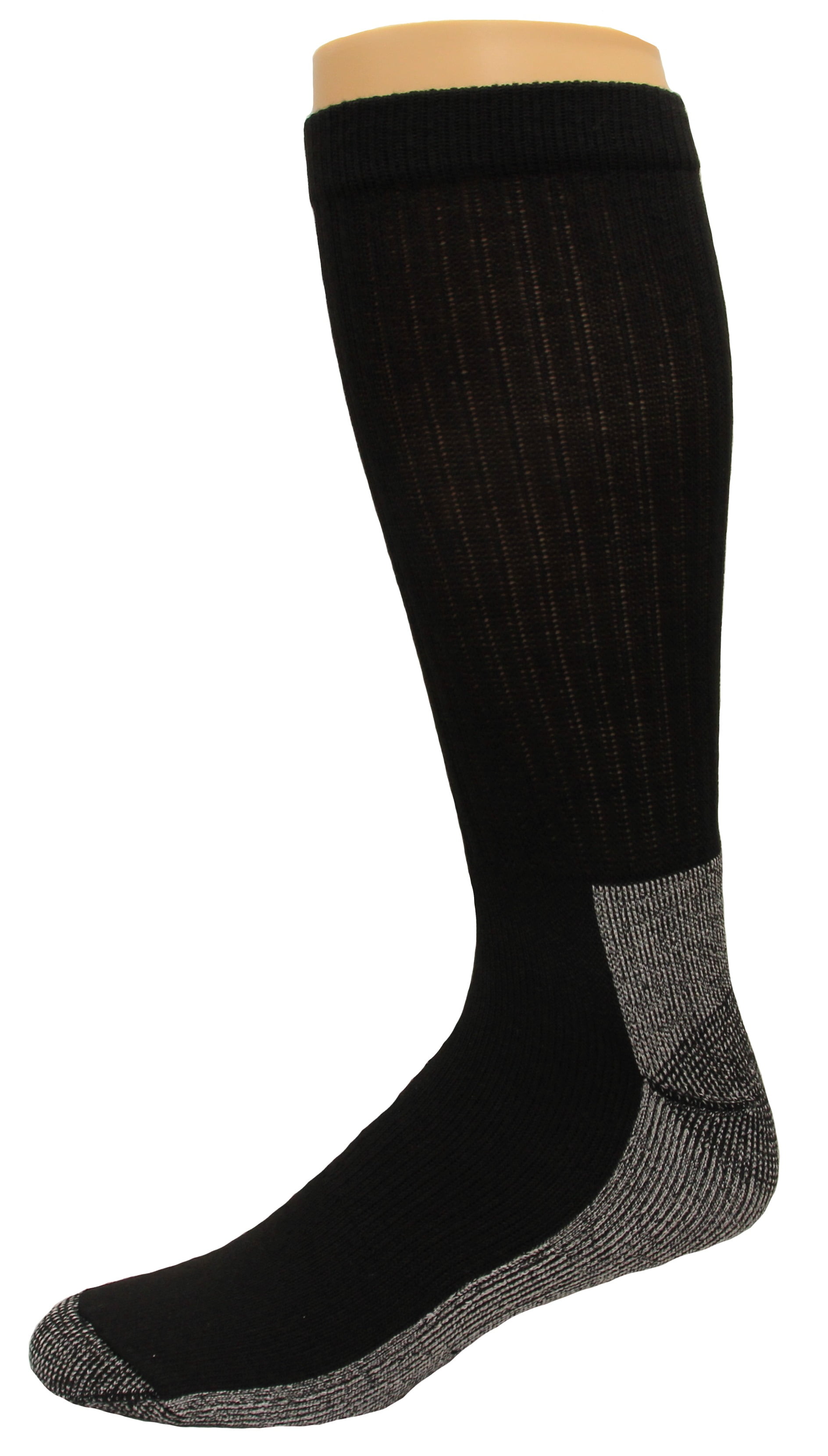 CAROLINA ULTIMATE Carolina Ultimate Men's Work Socks 1 Pair, Black