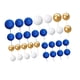 thumbnail image 4 of 32 piezas de adornos para tartas con forma de bola, globos, palillos para tartas, suministros para fiestas, mini globos de espuma con azul oscuro, 4 of 8