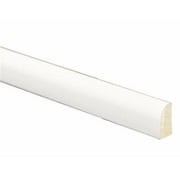 Inteplast Building Products 227392 0.56 x 0.25 in. 8 ft. Crystal White Pre-Finished Polystyrene Interior Shoe Moulding