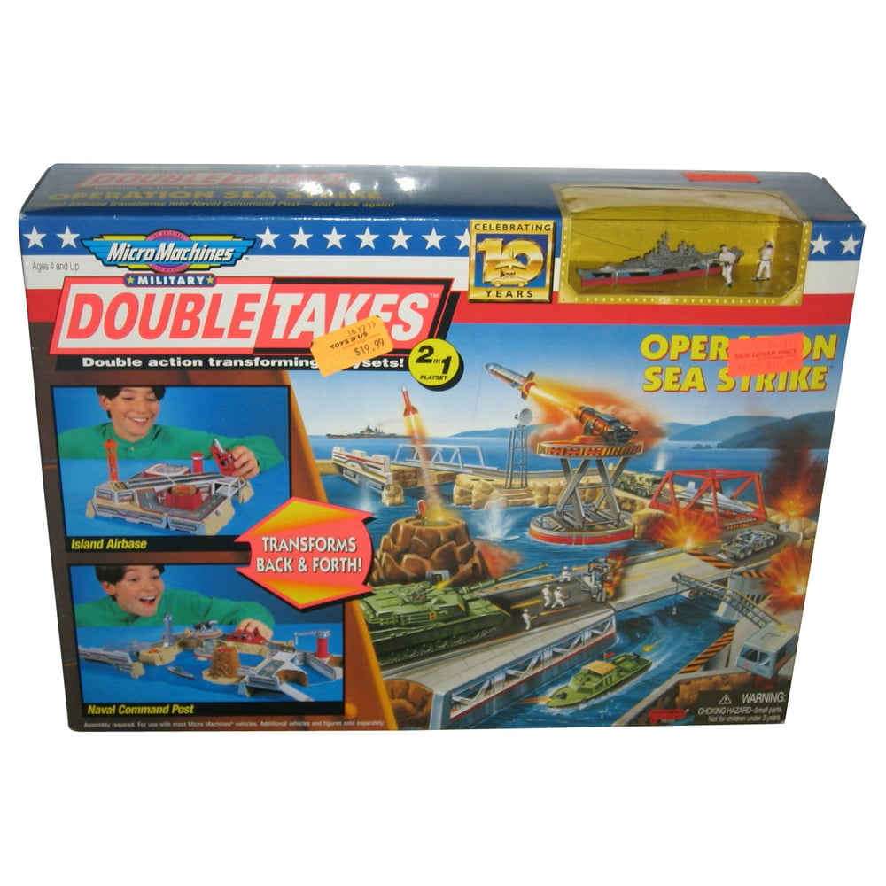 Micro Machines Military Double Takes Transforming Operation Sea Strike
