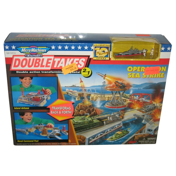 Micro Machines Military Double Takes Transforming Operation Sea Strike